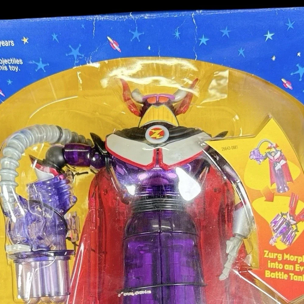 Mattel Toy Story 2 Movie Metal Morphers Tank Smashing Zurg Action Figure Sealed
